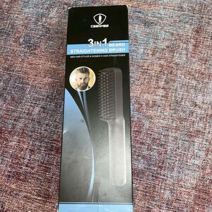 3 in 1 Beard Straightener with FREE Beard Oil Ideal Gifts for Him Portable Hair